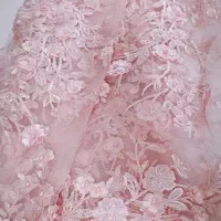 3متر و60سانت پارچه دانتل گل برجسته