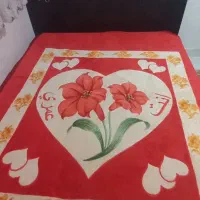 تخت دونفره به همراه تشک ودوتاپاتختی