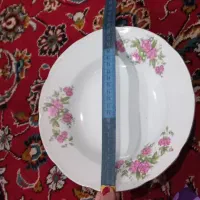 گل سرخ قدیمی|ظروف سرو و پذیرایی|قم, قلعه کامکار|دیوار