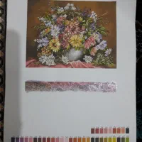 نخ و نقشه تابلو فرش