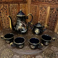 شیر قهوه خوری  و قندان و فنجان قدیمی