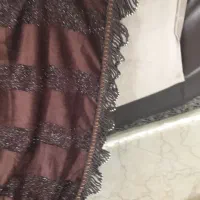 والان پرده با شرابه و گل میخ