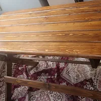 میز غذاخوری شش نفر تمام چوب