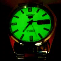 ساعت سیکو5 ژاپنی اتوماتیک صفحه کمیاب فول شب نما