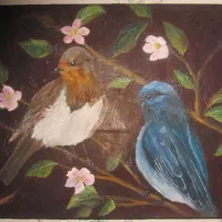 تابلوی نقاشی رنگ روغن دکوراتیو (۱۸×۲۴)