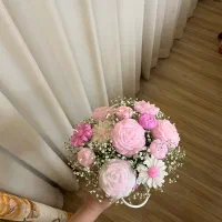 دسته گل شمع