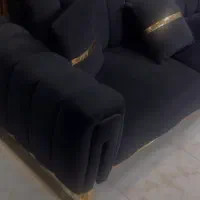 مبل و کاناپه سه نفره مشکی|مبلمان خانگی و میز عسلی|کرج, گوهردشت|دیوار