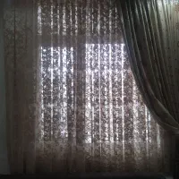 دو عدد پرده گیپور طرحدار|پرده، رانر، رومیزی|آستارا, |دیوار