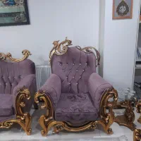 مبل ۷نفره ،استیل با میز و عسلی  تمیز  وشیک ،|مبلمان خانگی و میز عسلی|تهران, تهرانسر شرقی|دیوار