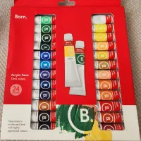 ست رنگ و قلممو اکریلیک وارداتی از استرالیا