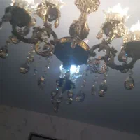 دو عدد لوستر برنز ۶ شاخه|لوستر و چراغ آویز|تویسرکان, |دیوار