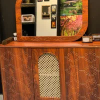 اینه کنسول مدل حصیری