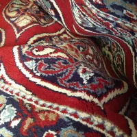 فرش ۱۲ متری  رنگ لاکی