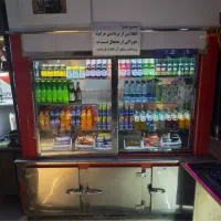 یخچال بزرگ ویترینی درب کشویی|یخچال و فریزر|کاشان, گبرها|دیوار