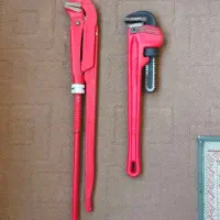 آچار شلاقی لوله گیر و دستگاه پرس لوله