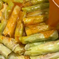 دلمه دسر سالاد سبزی خورشت