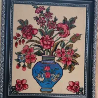 فروش تابلوفرش طرح گلدان