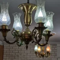 لوستر و ساعت برنز