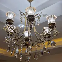 لوستر برنز ۶ شاخه