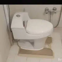 توالت فرنگی کارکرده سالم خروجی ۶