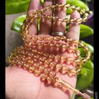 تسبیح سندلوس زلال آلمانی تراش کویته کلکسیونی