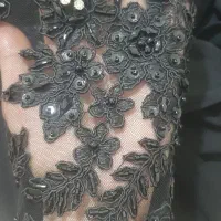 پیراهن گاباردین  مجلسی  کارشده|لباس|ری, دیلمان|دیوار