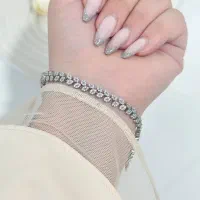 دستبند تنیسی نقره جواهری مدل اعیان کوبیک۰۱۳۶|بدلیجات|تبریز, |دیوار