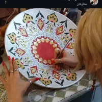 آموزش نقاشی روی سفال