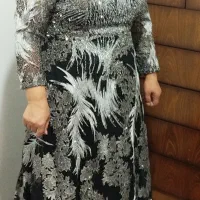 لباس عروسی یک بارتن شده