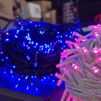 ریسه ۵۰ متری سیم مشکی تراکم ۵۰۰ لامپ