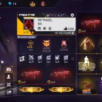 اکانت فری فایر لول 55 دارای گان لولی کبرا لول 3