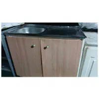 کمد فلزی با در ام دی اف وکمد فلزی باسینک تک لگن