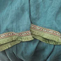 ۲ عدد مانتو جلو باز بلند، سایز بزرگ به همراه شال