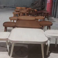 جلو مبلی عسلی گرد لبه دار