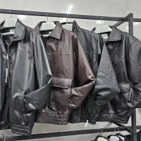 کاپشن چرمی باکسی|لباس|دزفول, |دیوار