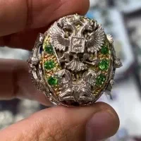انگشتر نقره ۷۰ گرمی نقش ایرانی|جواهرات|ابریشم, |دیوار