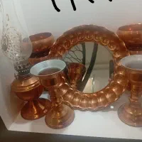 تعدادی ظروف مسی|ظروف سرو و پذیرایی|شهرکرد, |دیوار