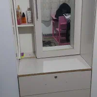 میز آرایش ام دی اف ریل ها تازه بدون عیب