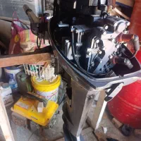 فروش موتور15یاماها اصل ژاپن  با تشت 14|قایق و سایر وسایل نقلیه|لامرد, |دیوار