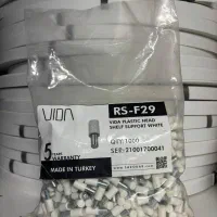 خار طبقه فلزی با روکش پلاستیکی سفید ویدا