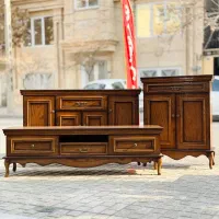 میز تلوزیون مینیمال /چوب طبیعی بلوط/اقساطی/12500
