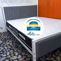تخت خواب دو نفره حاجی پور(تختخواب۲دونفره)تشک پونه|تخت و سرویس خواب|مشهد, حسین‌آباد|دیوار