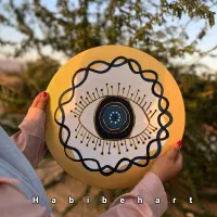 دیوارکوب سفالی|تابلو، نقاشی، عکس|کاکی, |دیوار