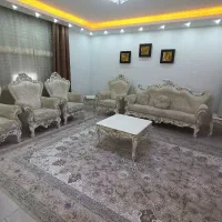 مبل سلطنتی کلاسیک پارچه ای ۷ نفره