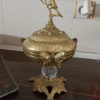 میوه خوری و شکلات خوری برنز سنگین وزن و مسی|ظروف سرو و پذیرایی|مراغه, |دیوار