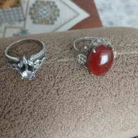 دوعدد انگشتر نقره زنانه|جواهرات|اسلام‌شهر, شهرک توحید|دیوار