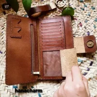 ست کیف پول چرم و جاسوییچی