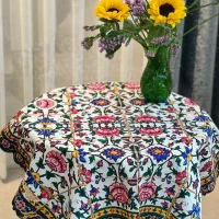 انواع رومیزی وزیر سفره ای گرد ومربع ومستطیل|پرده، رانر، رومیزی|بوشهر, |دیوار