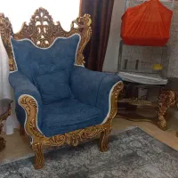 مبل استیل ۷ نفره همراه با جلو مبلی و میز عسلی|مبلمان خانگی و میز عسلی|ملارد, |دیوار