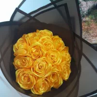 گل رز روبانی|گل مصنوعی|قروه, |دیوار